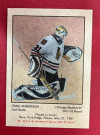 2002-03 Parkhurst Retro #236 Craig Andersson RC #'d 22/300