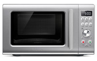 Breville the Compact Wave Soft Close Microwave,BMO650SIL,Silver
