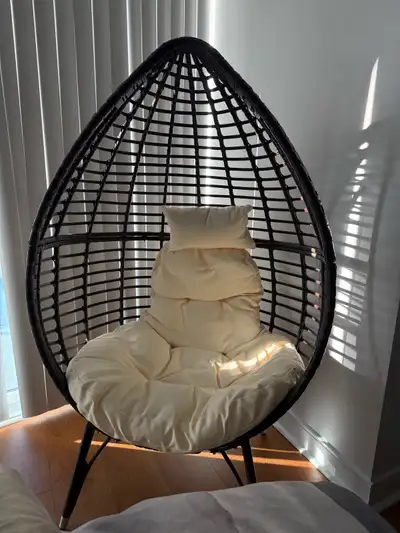 egg chair - teardrop wicker chair, View more