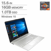 HP Laptop 15-ef2030ca AMD Ryzen 7 5700U/16 GB/1 TB