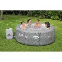 SaluSpa Honolulu 6-Person Inflatable Hot Tub 77" x 28" With Soot