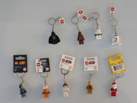 Lego Star Wars key chain lot