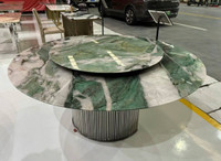 Natural Marble Rotating Table (Jade)