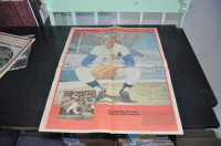 Montreal expos baseball mlb colour poster lot of 11 1972 rusty s