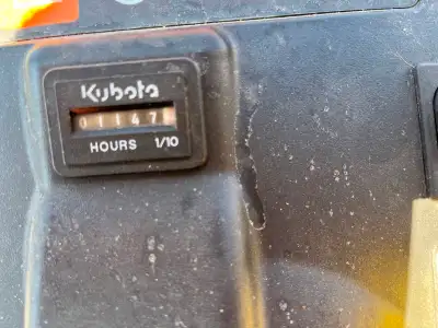 Kubota 54" lawn mower with custom grass collection and snow blower . Power steering, tire chains and...