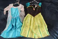 Elsa & Anna Play Dresses - size 4-6x