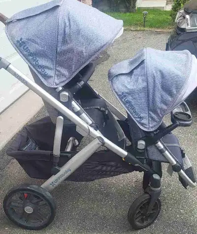 UPPAbaby Vista Stroller double with bassinet, View more