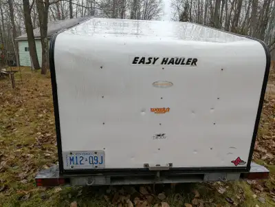 SOLD - EZ Hauler snowmobile trailer and (Still for sale) 2001 Arctic Cat ZL 550 ($1700), both in goo...