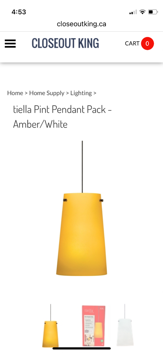 Pendant light in Indoor Lighting & Fans in City of Toronto - Image 2