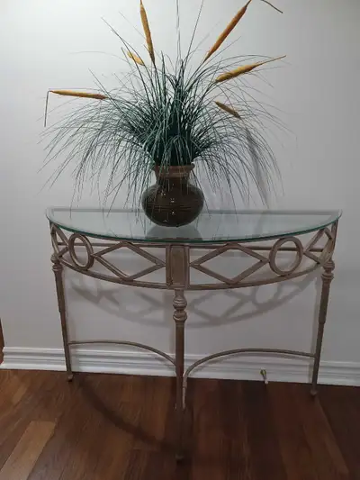 Glass Console Table, View more