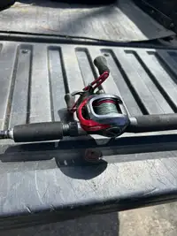 Bait caster rod and reel