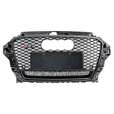 2014-2016 Audi RS3 Honeycomb Grille - Quattro | 8V Audi A3/S3 with Audi RS3 RS Fog Grilles | 2015-20...