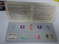 1964 Canada Souvenir card with 9 unused stamps