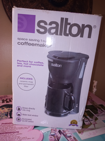 NEW SALTON SINGLE CUP  COFFEE  MAKER, View more