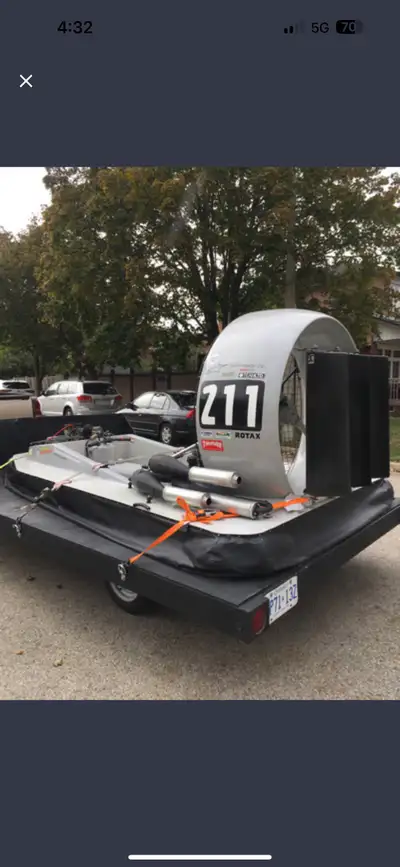 Formula 1 hovercraft. Rotax809 Speed 80mph. + Hirth f33 lift engine. Formula 2 hovercraft rotax 500...
