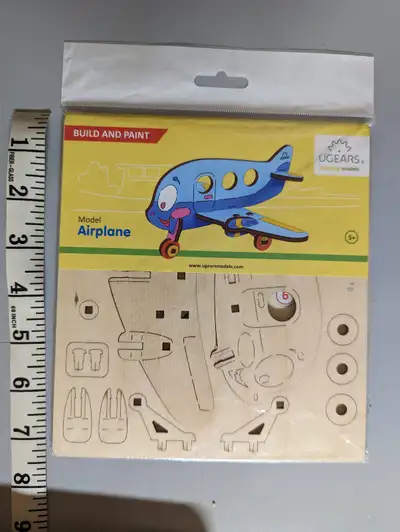 I have for sale a brand new DIY Wooden Build & Paint Model Airplane!!! If you have any questions or...