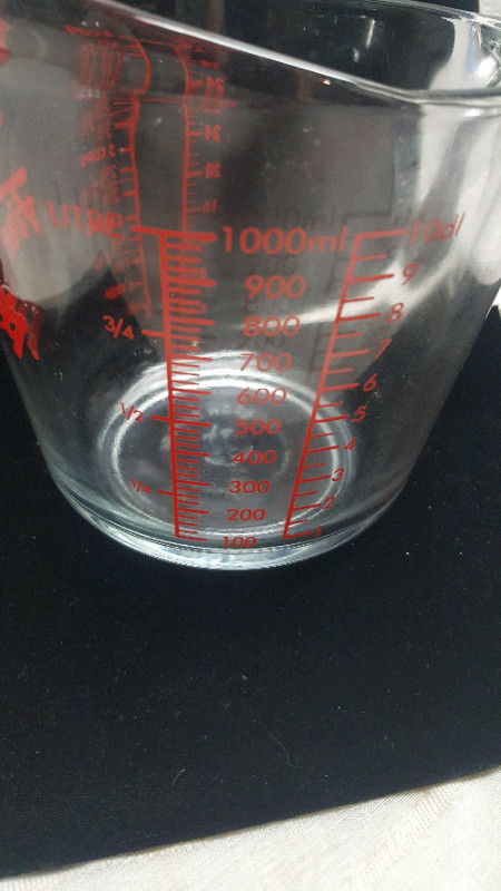 fire king glass measuring cup $20 in Kitchen & Dining Wares in St. Catharines - Image 2