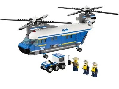 LEGO CITY 4439 HEAVY-LIFT HELICOPTER, USED 100% COMPLET, INSTRUC
