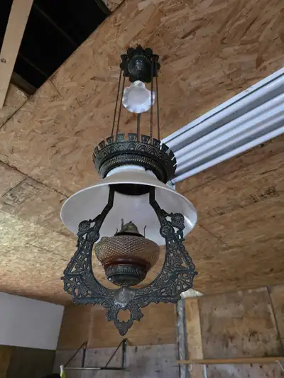 Antique Hanging oil Lamp, View more