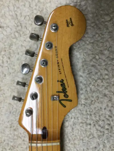Hello , I am selling this awesome all original Tokai strat in an effort to downsize. The fretboard h...