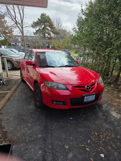 2008 Mazda 3 with 160,203km. Front brakes were completely replaced last year. Includes winter and su...