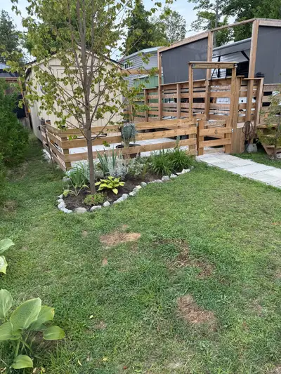 32ft 2021 East to West Trailer, Shed, Deck, and Outdoor Furniture selling AS-IS The trailer is on-si...