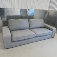 *FREE DELIVERY* GREY IKEA KIVIK SOFA WITH BRAND NEW COVERS