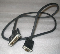 13w3 - SVGA Monitor cable. 5 1/2 feet. black.