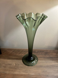 Vase verre soufflé / hand blown glass vase