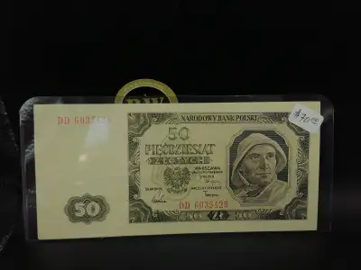 1948 Narodowy bank polski 50 piecdziesiat zlotych banknote!!!!!, View more