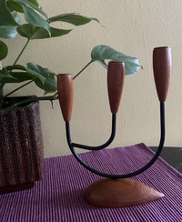 mcm danish teak candelabra  Ottawa Ottawa / Gatineau Area Preview