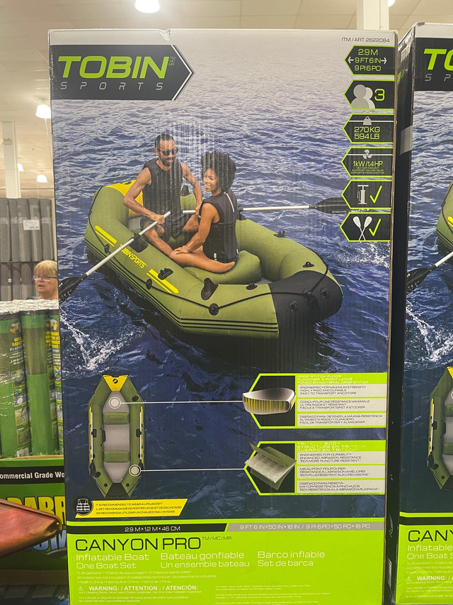 Tobin sport blow up boat costco/sail  dans Loisirs et artisanat  à Laval/Rive Nord - Image 3