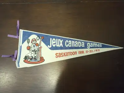1971 Jeux Canada Games Saskatoon Pennant, View more