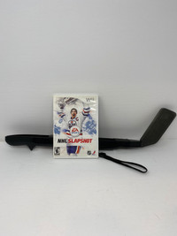 NHL Slapshot Nintendo Wii - With Hockey Stick