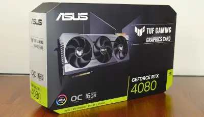 ASUS TUF NVidia GPU RTX 4080 ASUS with 16GB RAM, View more