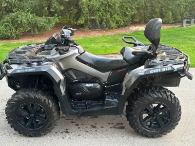 Selling a like new 2023 Can-Am Outlander MAX XT 850 in excellent condition. This is the MAX XT two-u...