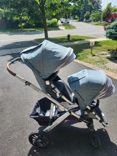 Uppababy Vista Stroller (2 seats, bassinet), View more