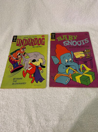 1971 BABY SNOOTS & 1977 HAVE NO FEAR UNDERDOG IS HERE comics !