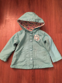 Mint green girl jacket 18 months 