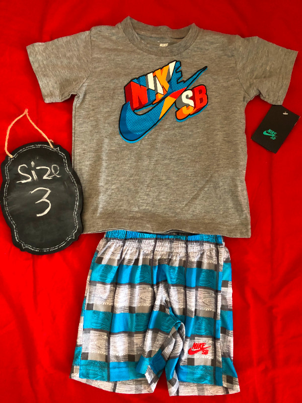 Boys NIKE Summer T shirt and shorts set 3T NWT Clothing 3T