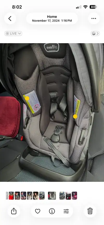Evenflo Car Seat with Base, View more
