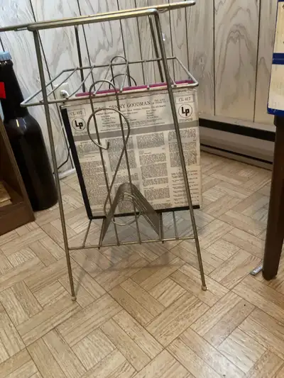 Vintage Record Rack, View more