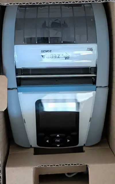 ZEBRA ZQ620 PORTABLE THERMAL PRINTER W/ BATTERY, View more