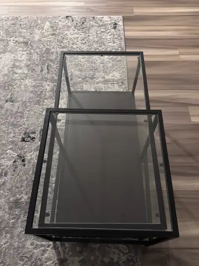 IKEA VITTSJÖ Nesting Coffee Table Set, View more