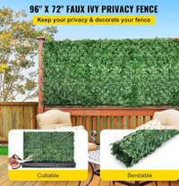 New rolls of Fake ivy privacy fence 