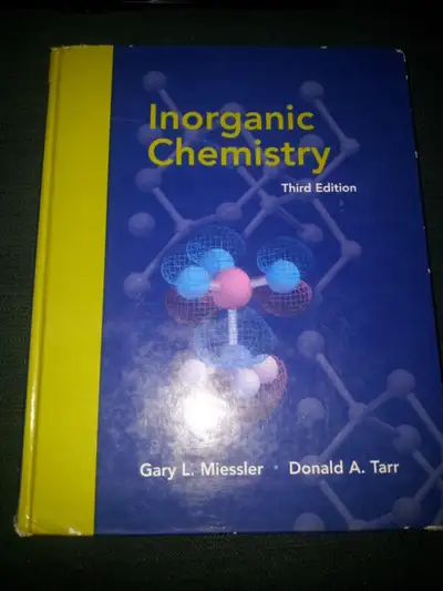 Inorganic Chemistry 3rd Edition. Great shape and only used for one course. Gary Miessler and Donald...