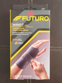 Brand New 3M Futuro LEFT Wrist Compression Stabilizing Brace