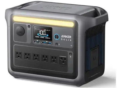 Anker SOLIX C1000 Portable Power Station, 1800W Solar Generator, View more