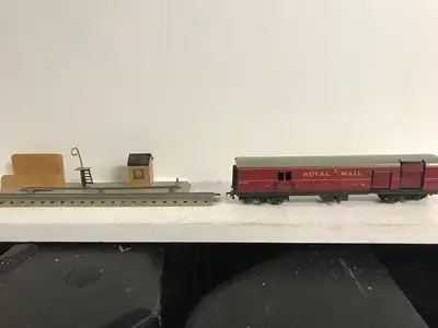 Toy train Mail pickup set HO scale Hornby Dublo. $30. More trains for sale on my other ads. Ivan 514...
