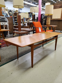 1960's France & Son Model 504 solid teak coffee table